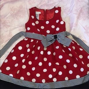 Girls polka dot dress